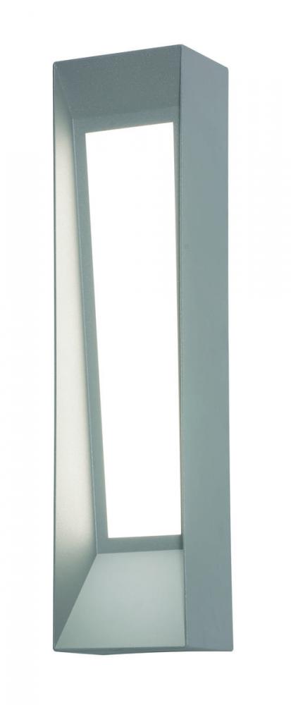 Rowan - LED 20'' Wall Sconce - Textured Grey Finish - White Acrylic Shade