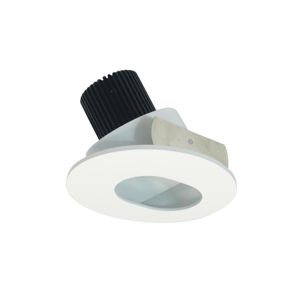 4" Iolite LED Round Adjustable Slot Aperture, 10-Degree Optic, 750lm / 12W, 3500K, Matte Powder