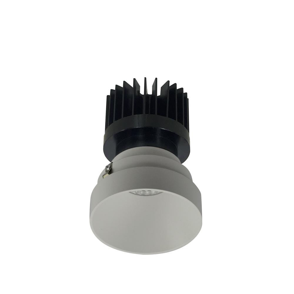 4" Iolite LED Round Trimless Downlight, 10-Degree Optic, 850lm / 12W, 2700K, White Finish