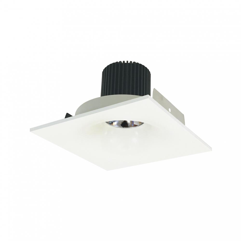 4" Iolite LED Square Bullnose, 10-Degree Optic, 950lm / 12W, 3500K, White Finish