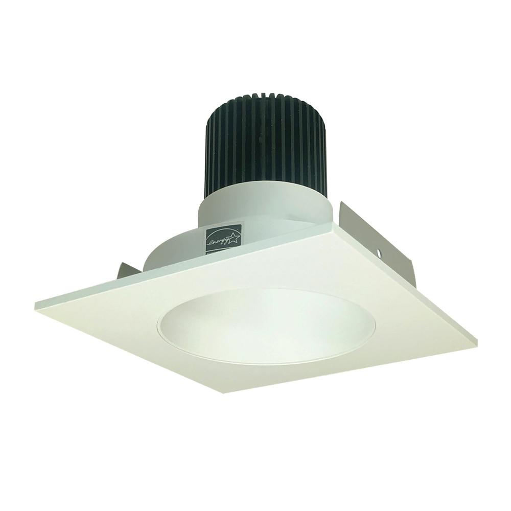 4" Iolite LED Square Reflector with Round Aperture, 10-Degree Optic, 850lm / 12W, 4000K, White