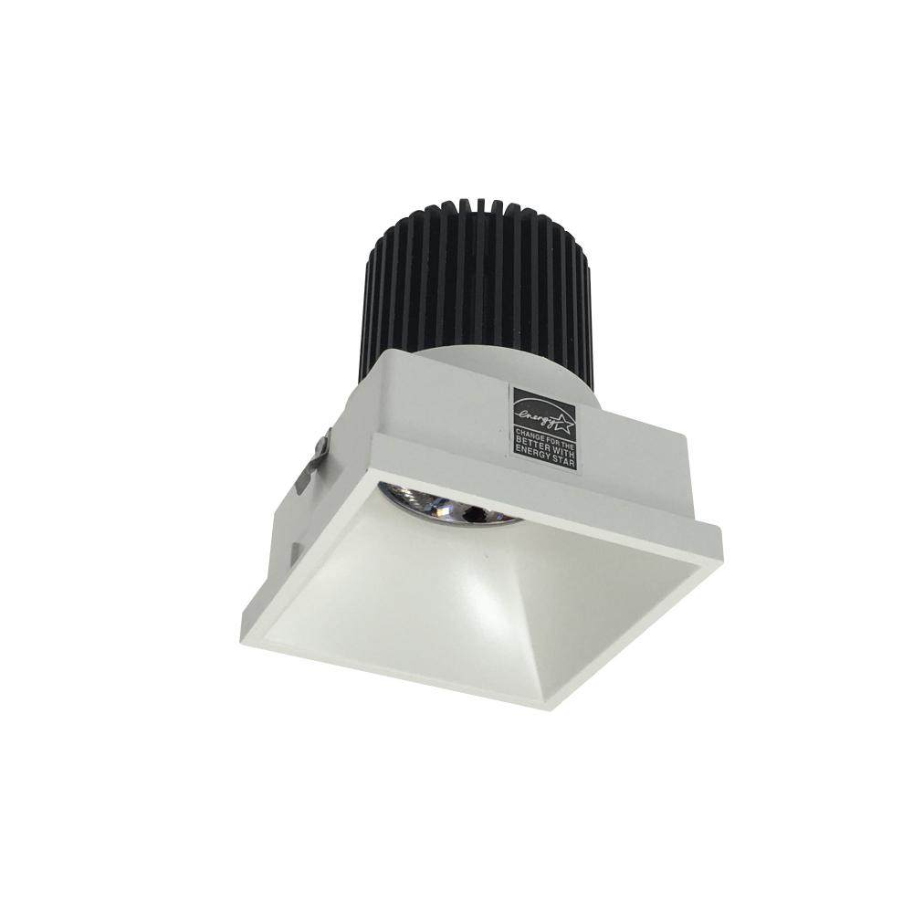 4" Iolite LED Square Trimless Downlight, 10-Degree Optic, 850lm / 12W, 4000K, White Finish