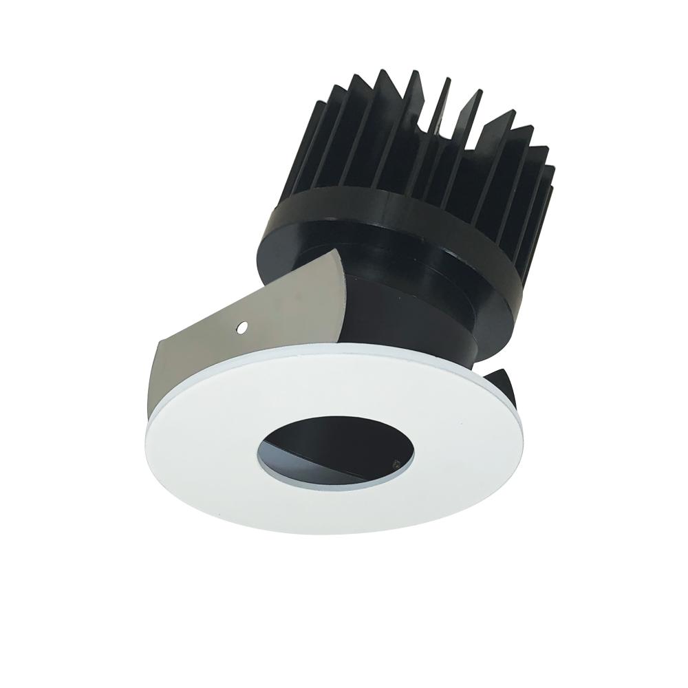 2" Iolite LED Round Adjustable Pinhole, 1500lm/2000lm/2500lm (varies by housing), 2700K, Black