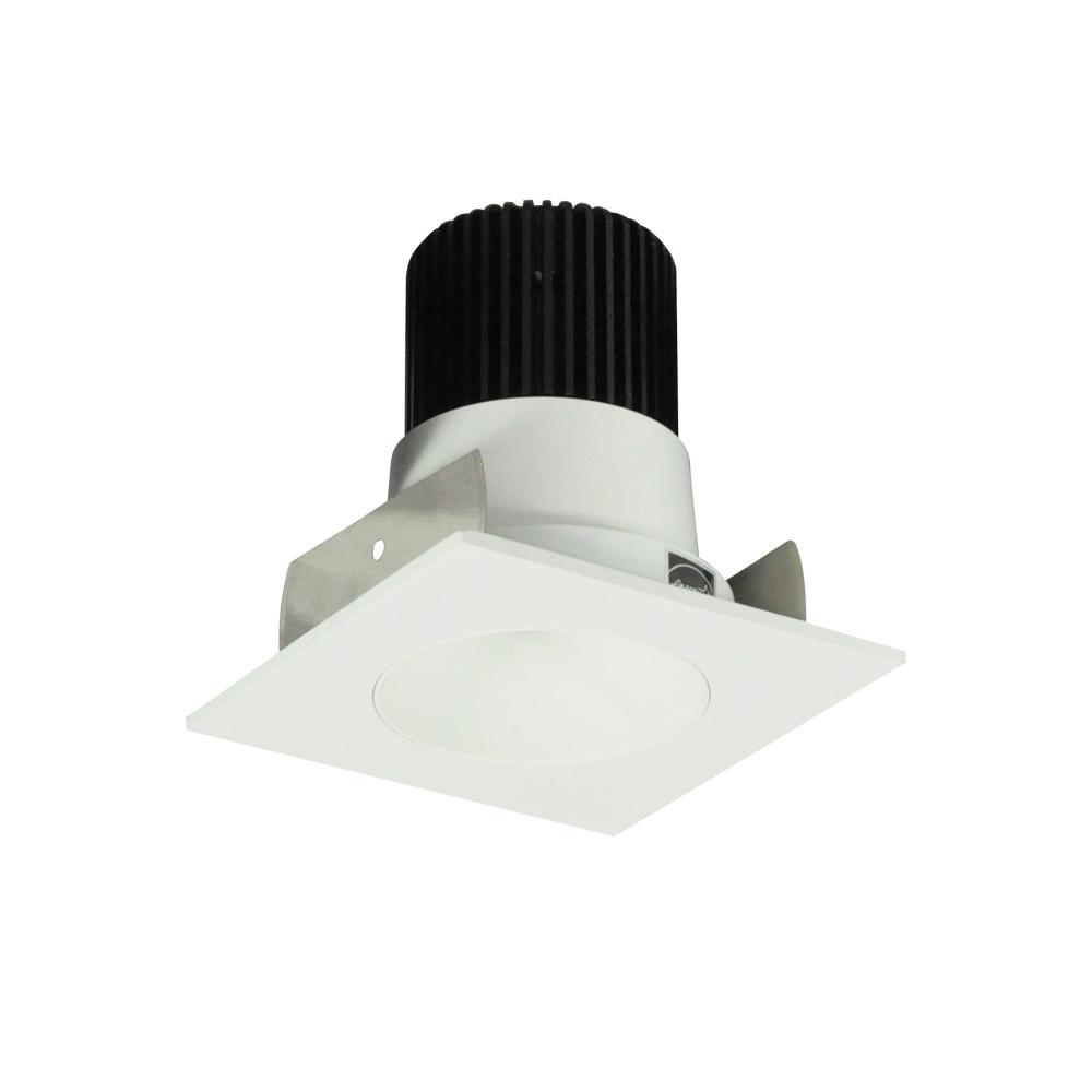 2" Iolite LED Square Reflector with Round Aperture, 800lm / 14W, Comfort Dim, Matte Powder White