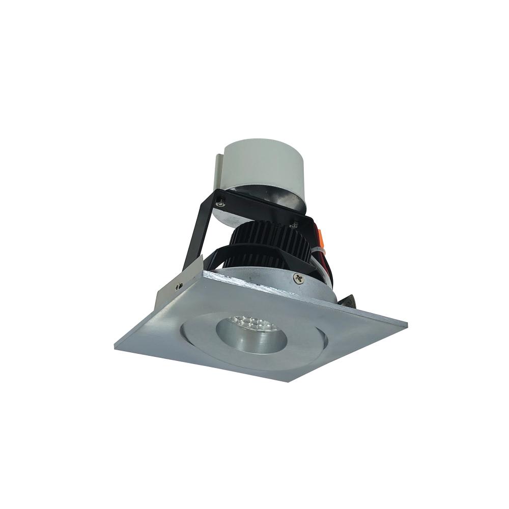 4" Iolite LED Square Adjustable Gimbal Retrofit, 1000lm / 12W, 3000K, Natural Metal Finish