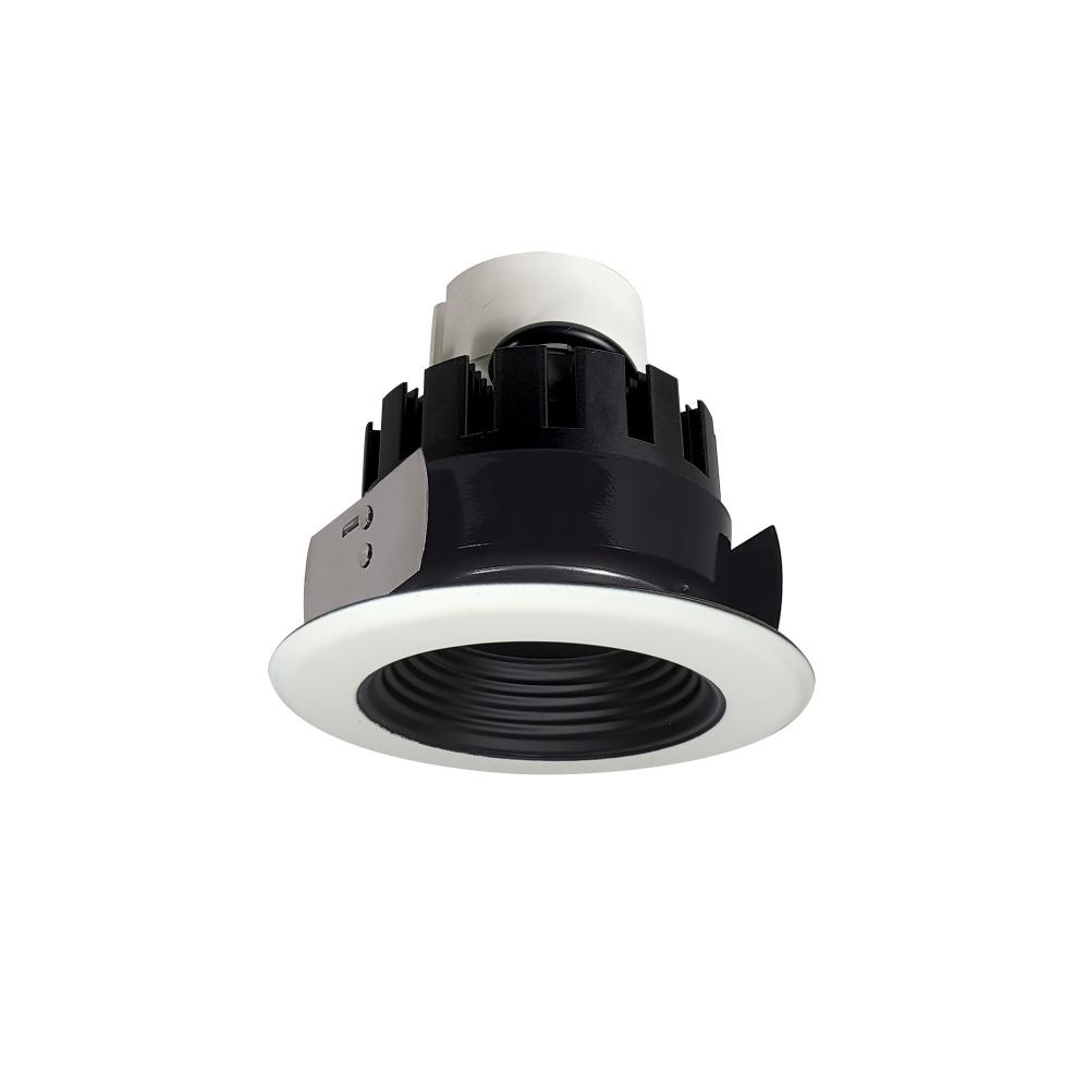 4" Marquise III Retrofit, Black Baffle/White Flange, 120-277V; 0-10V Dimming, 1300lm / 12W,