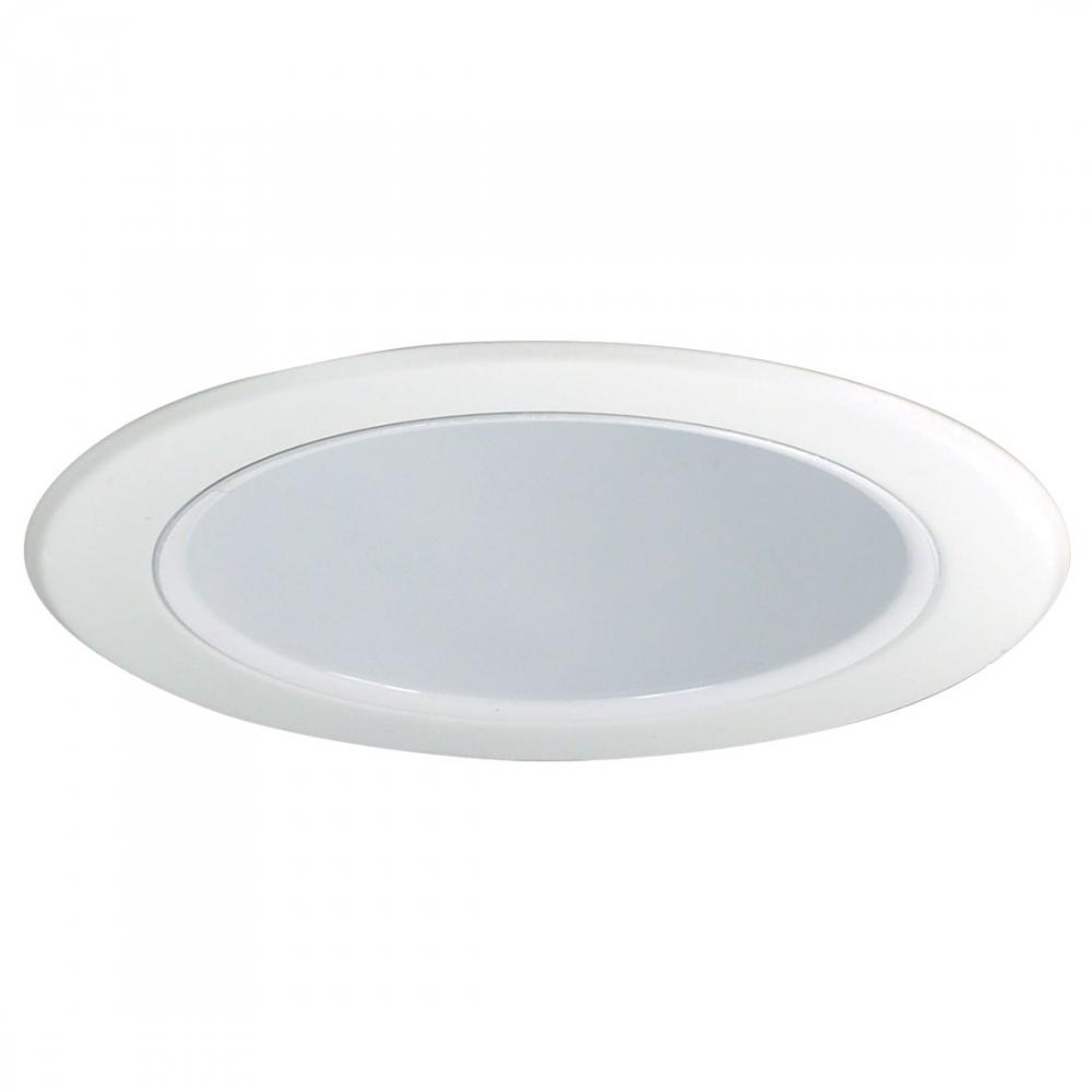 5" Airtight Cone Reflector w/ Metal Ring, White