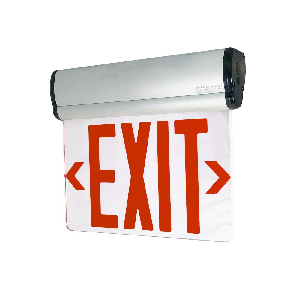 EXIT ADJ AC 2F RED/MIR ALUM