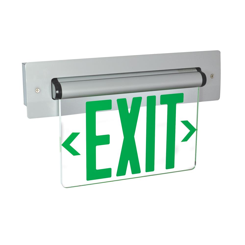EXIT REC ADJ 2C 1F GRN/CLR ALU