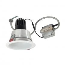Nora NCR3-61L630SP01MPW - 6" Sapphire III Retrofit, Matte Powder White Reflector/Matte Powder White Flange, 120V; Phase