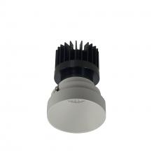 Nora NIO-4RTLNDC27QWW - 4" Iolite LED Round Trimless Downlight, 10-Degree Optic, 850lm / 12W, 2700K, White Finish