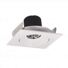 Nora NIO-4SC35QWW - 4" Iolite LED Square Adjustable Cone Reflector, 10-Degree Optic, 800lm / 12W, 3500K, White