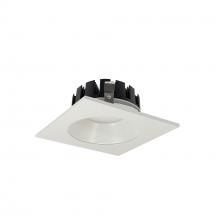 Nora NRM3-43L130NWW - 4" Marquise III Square Open Reflector, 900lm, 3000K, Narrow Flood Optic, White Reflector/White