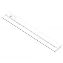 Nora NUDA-24TWMPW/USB - 24" 120V Adjustable LEDUR Under Cabinet with Selectable CCT & USB Ports, Matte Powder White