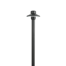 Kichler 15506BKB - 12V Brass 3" Dome Small Hat Path Light in Black Brass (Drop-In)