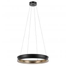 Kichler 52746BKLED - Larousse 29.5 Inch LED Chandelier in Black and Champagne Bronze