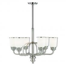 Livex Lighting 40027-91 - 6 Lt BN Chandelier