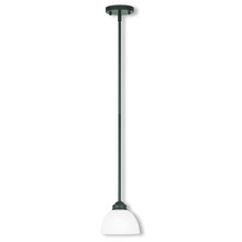 Livex Lighting 4210-92 - 1 Light English Bronze Mini Pendant