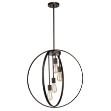 Artcraft AC10884OB - Newport 4-Light Chandelier