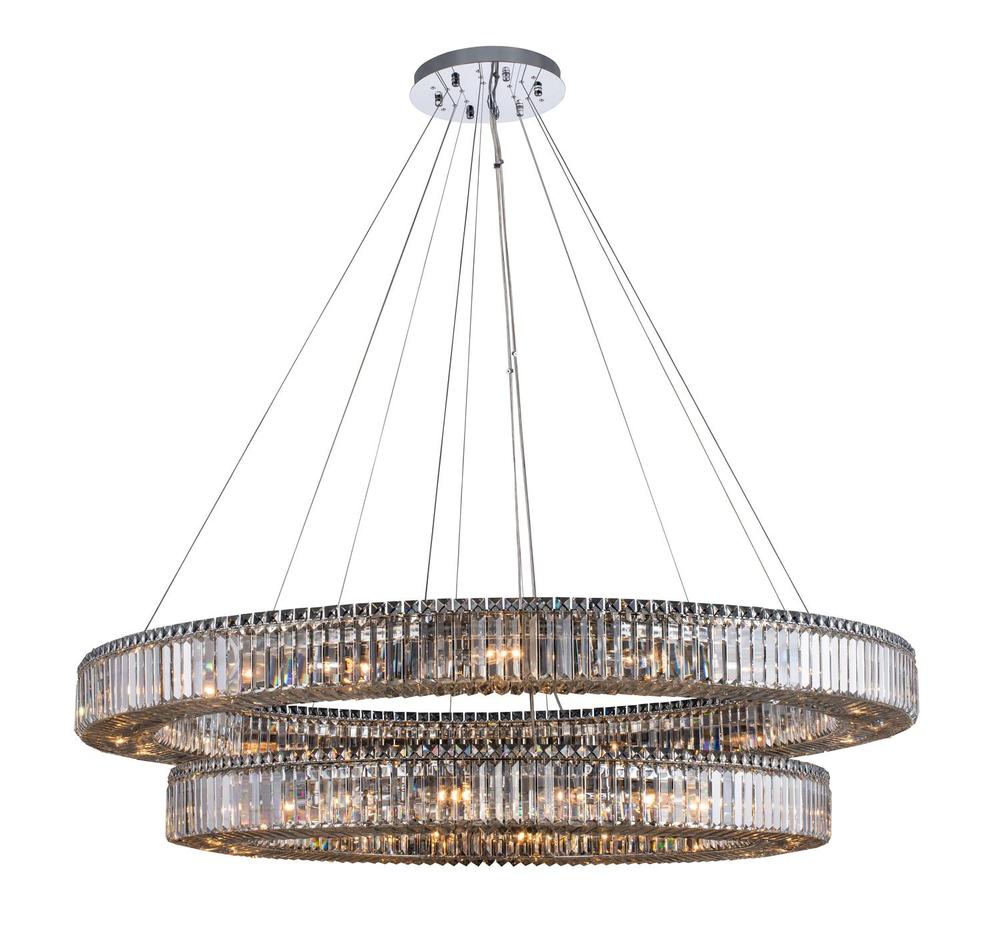 Rondelle 2 Tier Pendant (47" + 60")