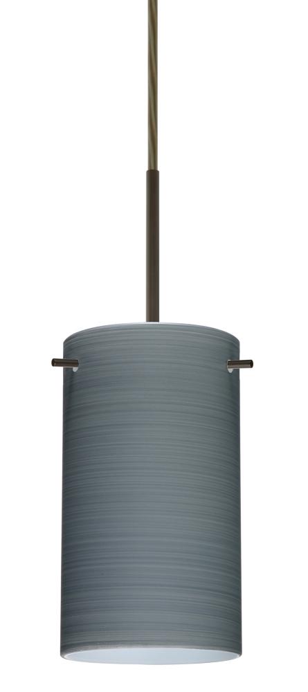 Besa Stilo 7 Pendant Bronze Titan 1x40W B10 Med