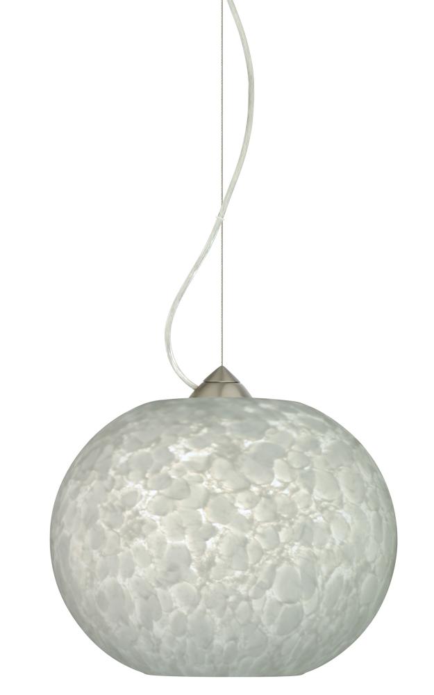 Besa Luna Pendant Carrera Satin Nickel 1x100W Medium Base