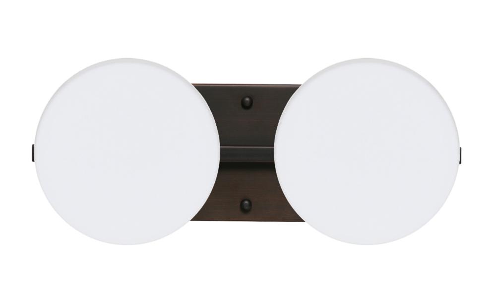 Besa Wall Ciro Bronze Opal Matte 2x5W LED