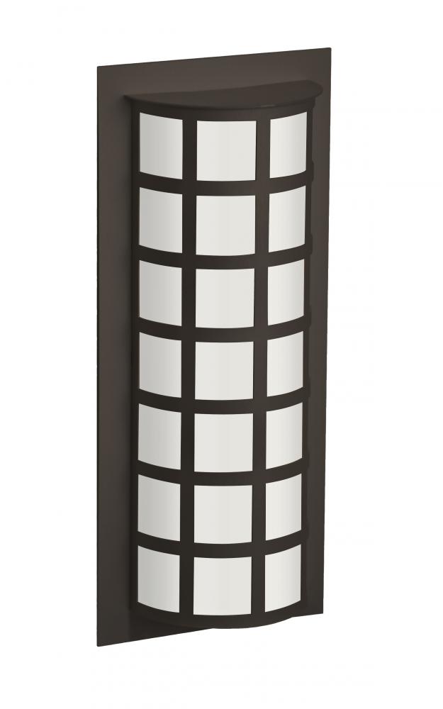 Besa Outdoor Scala 20 Bronze White Acrylic 2x60W A19