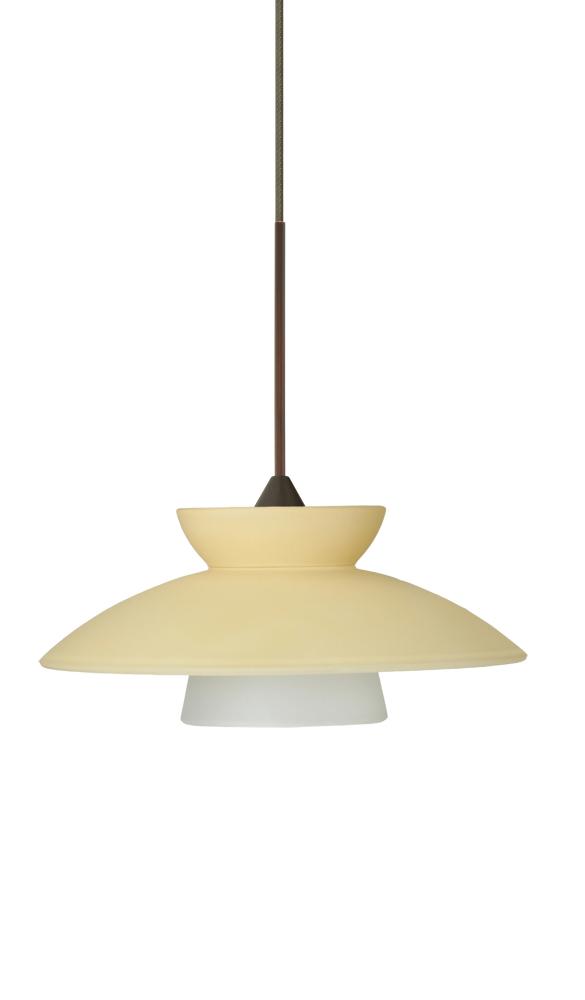 Besa Pendant Trilo 7 Bronze Champagne 1x50W Halogen