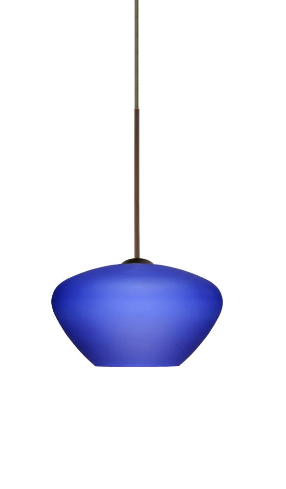 Besa Pendant Peri Bronze Blue Matte 1x50W Halogen