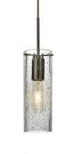 Besa Lighting 1JC-JUNI10CL-BR - Besa, Juni 10 Cord Pendant, Clear Bubble, Bronze, 1x60W Medium Base