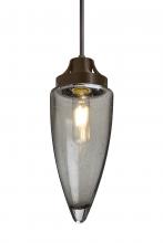 Besa Lighting 1JC-SULUSM-EDIL-BR - Besa, Sulu Cord Pendant, Smoke Bubble, Bronze Finish, 1x4W LED Filament