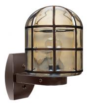 Besa Lighting 341797-WALL - Costaluz 3417 Series Wall Bronze 1x75W A19