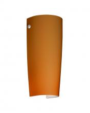 Besa Lighting 704180-LED-PN - Besa Tomas LED Wall Amber Matte Polished Nickel 1x8W LED