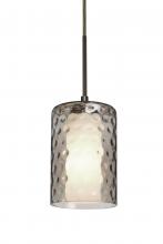 Besa Lighting J-ESASM-LED-BR - Besa, Esa Cord Pendant For Multiport Canopy, Smoke, Bronze Finish, 1x5W LED