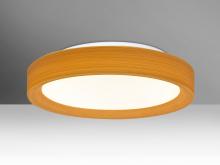 Besa Lighting PELLA16OKC-LED - Besa Pella 16 Ceiling, Oak, 1x24W LED