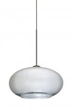 Besa Lighting RXP-2492SF-BR - Besa Pendant Brio 7 Bronze Silver Foil 1x35W Halogen