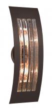 Besa Lighting SAIL17SM-BR - Besa, Sail Wall Sconce,Smoke Bubble, Bronze Finish, 2x40W B10