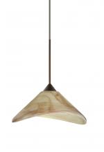 Besa Lighting XP-191383-BR - Besa Pendant Hoppi Bronze Mocha 1x50W Halogen