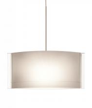 Besa Lighting 1XC-673006-SN - Besa Jodi Pendant 1xc Opal Glossy Satin Nickel 1x50W Halogen