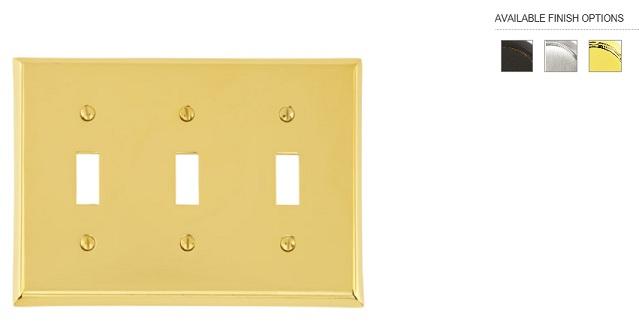 COLONIAL SWITCH PLATE