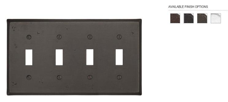 LOST WAX SWITCH PLATE