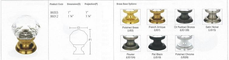 DIAMOND CABINET KNOB