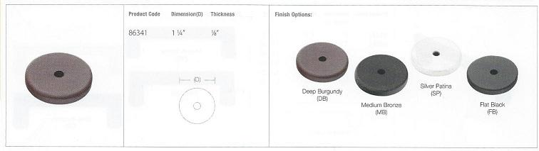 SANDCAST ROUND BACK PLATE