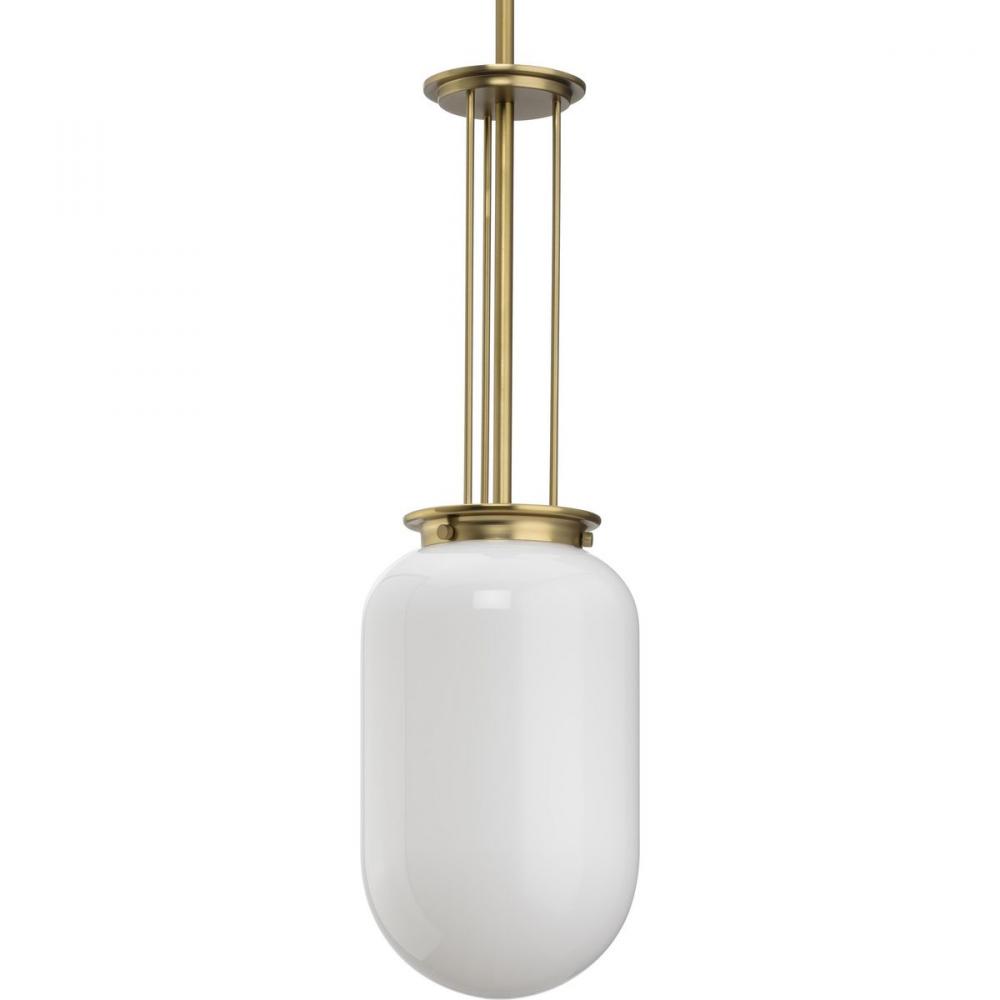 Alisse 60W 1-Light Brushed Gold New Traditional Pendant