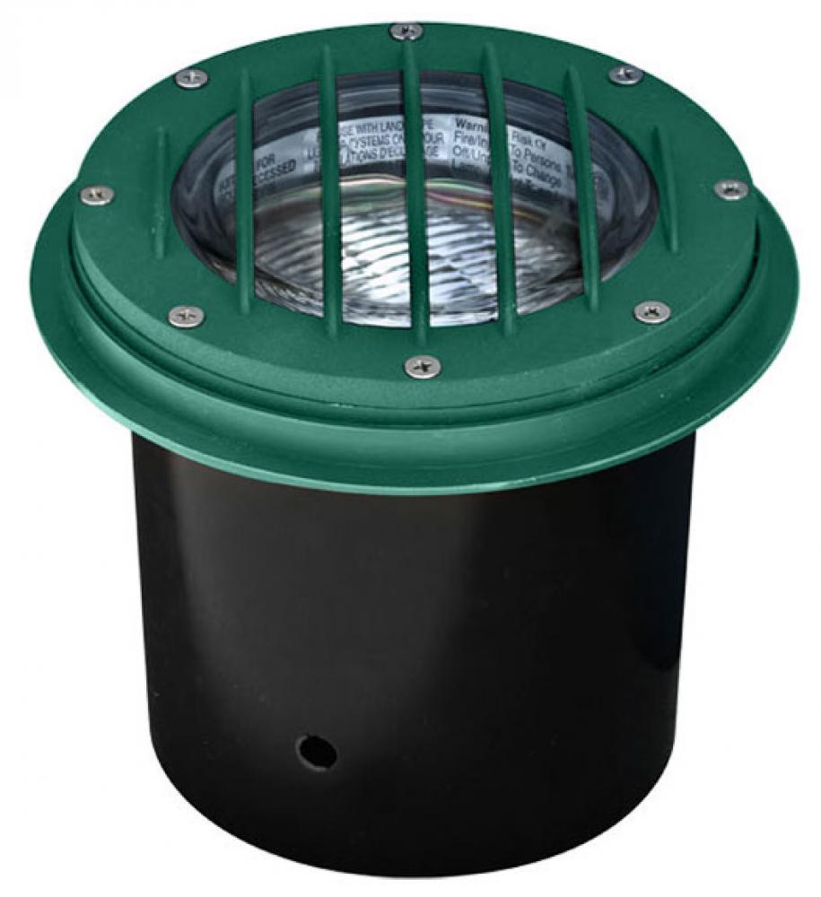 WELL LIGHT W/GRILL W/SLV 9W LED PAR36 12V