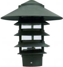 Dabmar D5570-G - PAGODA FIX 5 TIER 10"TOP 3"BASE 6W FILAMENT LED 120V