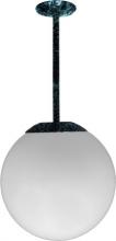 Dabmar D7501-12-LED16-VG - 16" CEILING GLOBE FIX 12" DROP 16W LED 120V