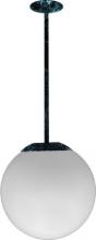 Dabmar D7501-18-LED16-VG - 16" CEILING GLOBE FIX 18" DROP 16W LED 120V