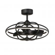Maxim 61001BK - Corona Fan-Fandelight